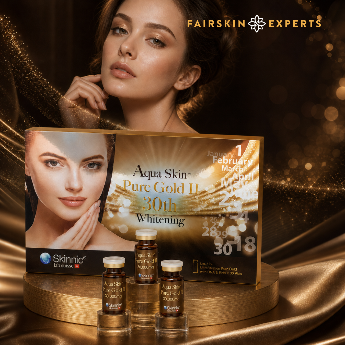Aqua Skin Pure Gold II 30th Whitening